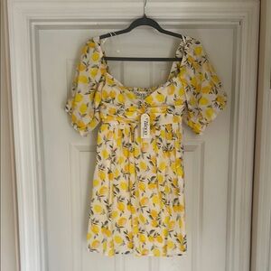 NWT Trixxi Los Angeles Lemon Dress XS